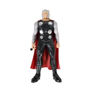 Marvel Thor Action Figure 6 Inch Red Cape Silver Helmet God of Thunder Toy